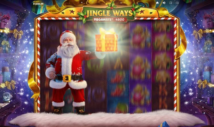 Santa’s Gift feature van Red Tiger kerst gokkast
