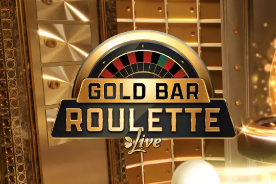 Speel de live spelshow Gold Bar Roulette